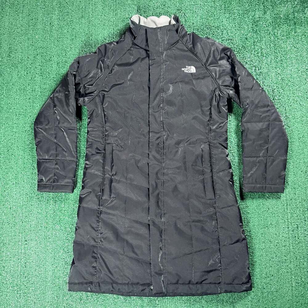 Womens The North Face Puffer Jacket Size Small Black Winter Coat